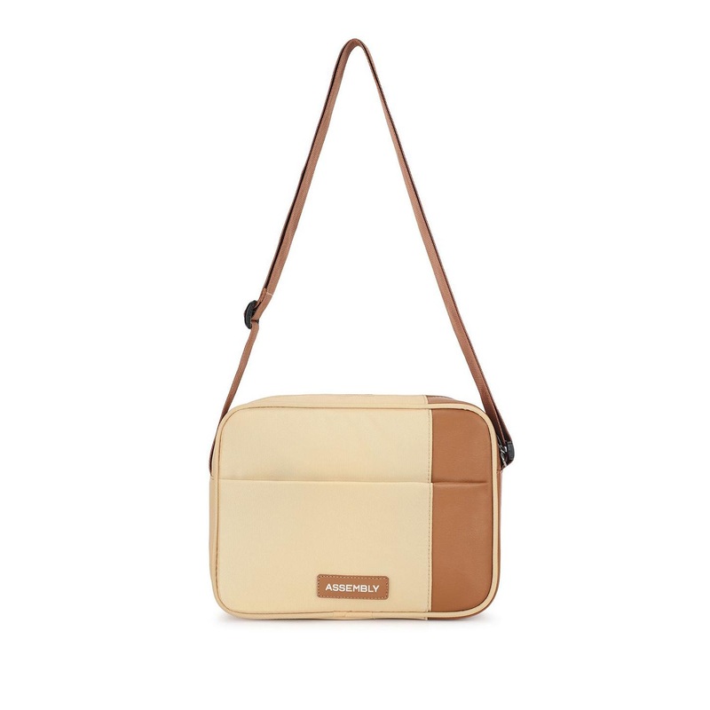 Assembly Sway Biege Premium Sling bag with Adjustable Strap