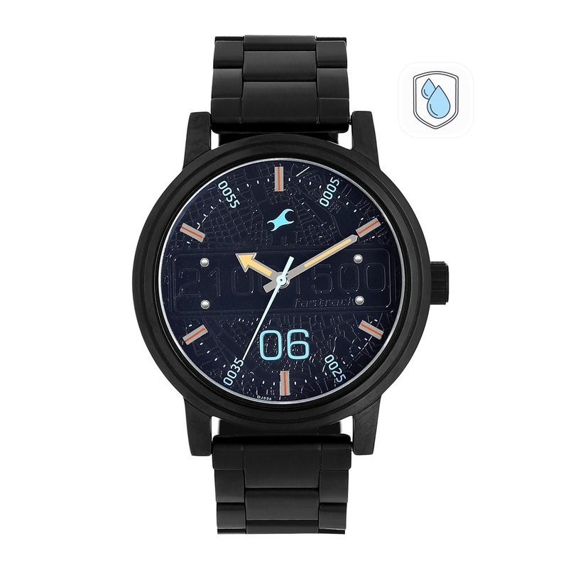 Fastrack Men Navy Blue Analogue Watch 3199NM01