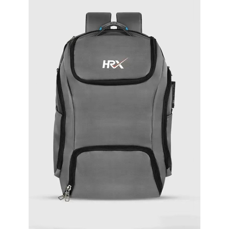 HRX by Hrithik Roshan Grey Unisex Anti-Theft Backpack with Shoe Pocket 40 L