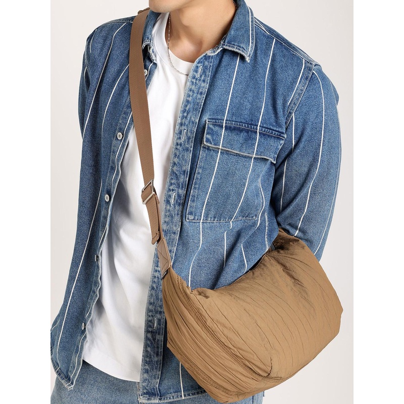 Lino Perros Textured Structured Shoulder Bag