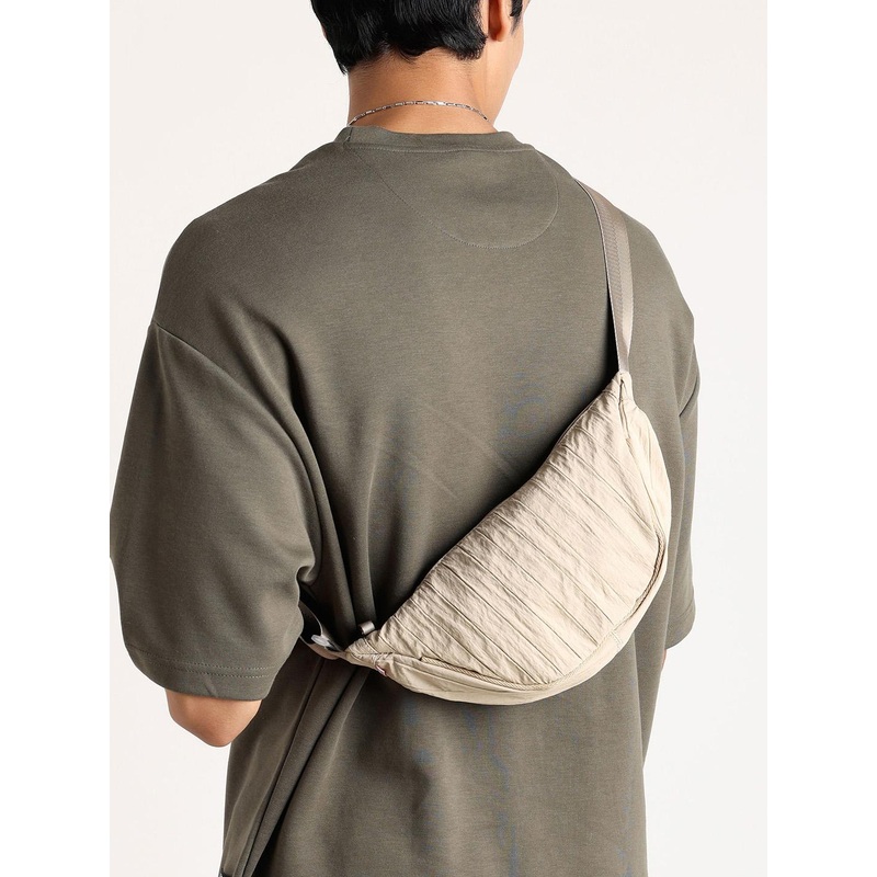 Lino Perros Textured Structured Sling Bag