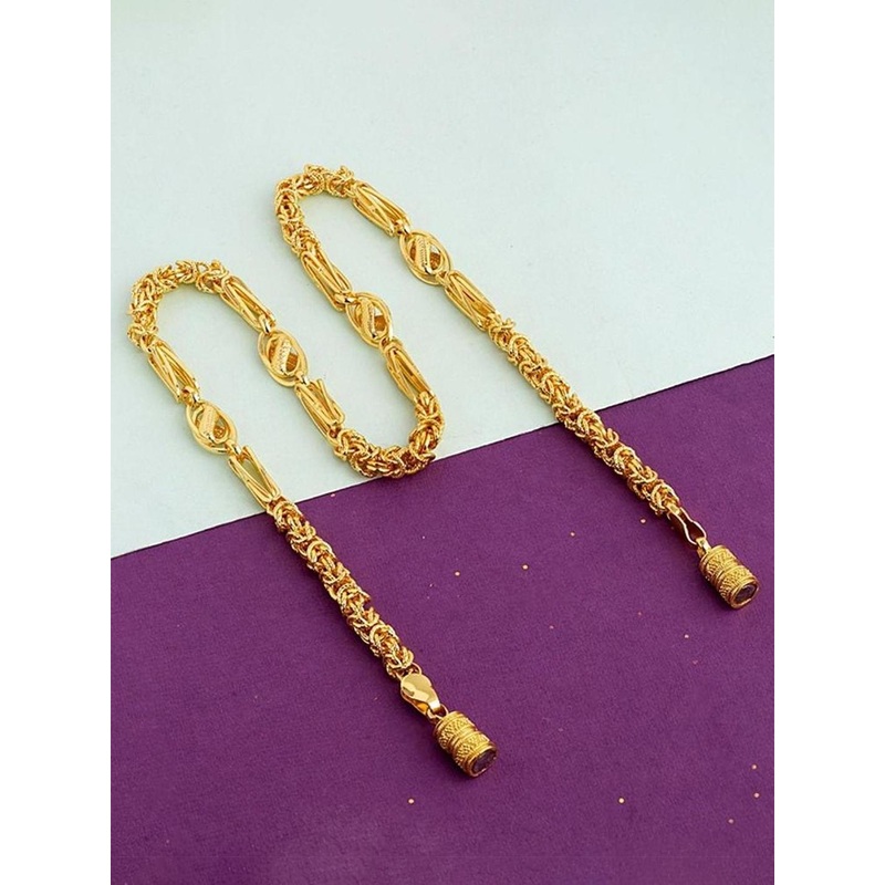 SANAA CREATIONS Unisex Gold-Plated Antique Chain