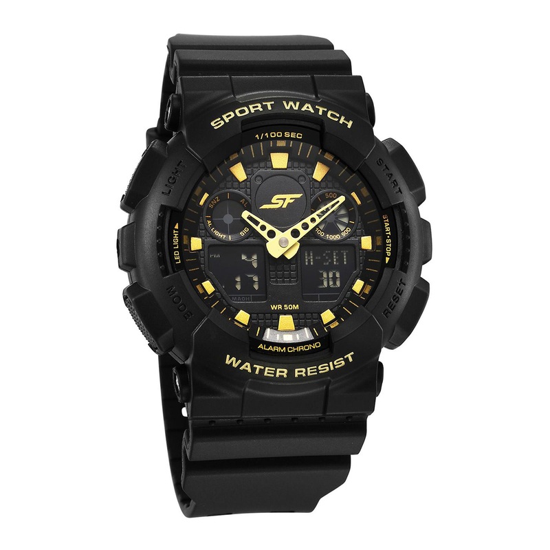 Sonata Unisex Dial & Straps Analogue and Digital Watch 87058PP03