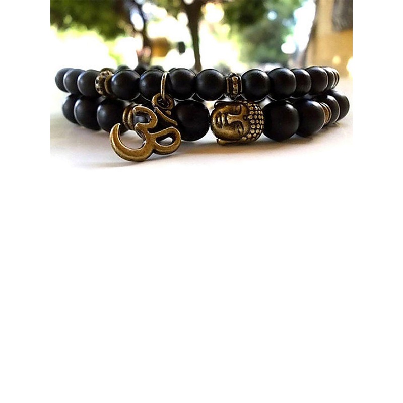 Young & Forever Unisex Onyx Handcrafted Bracelet