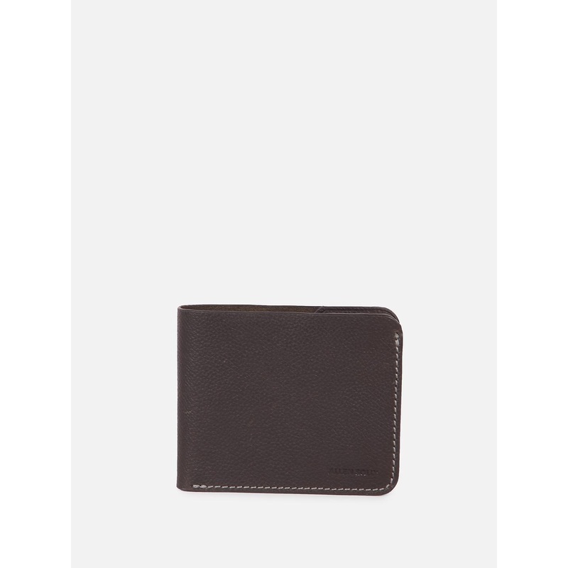 Allen Solly Men Abstract Textured Leather Two Fold Wallet