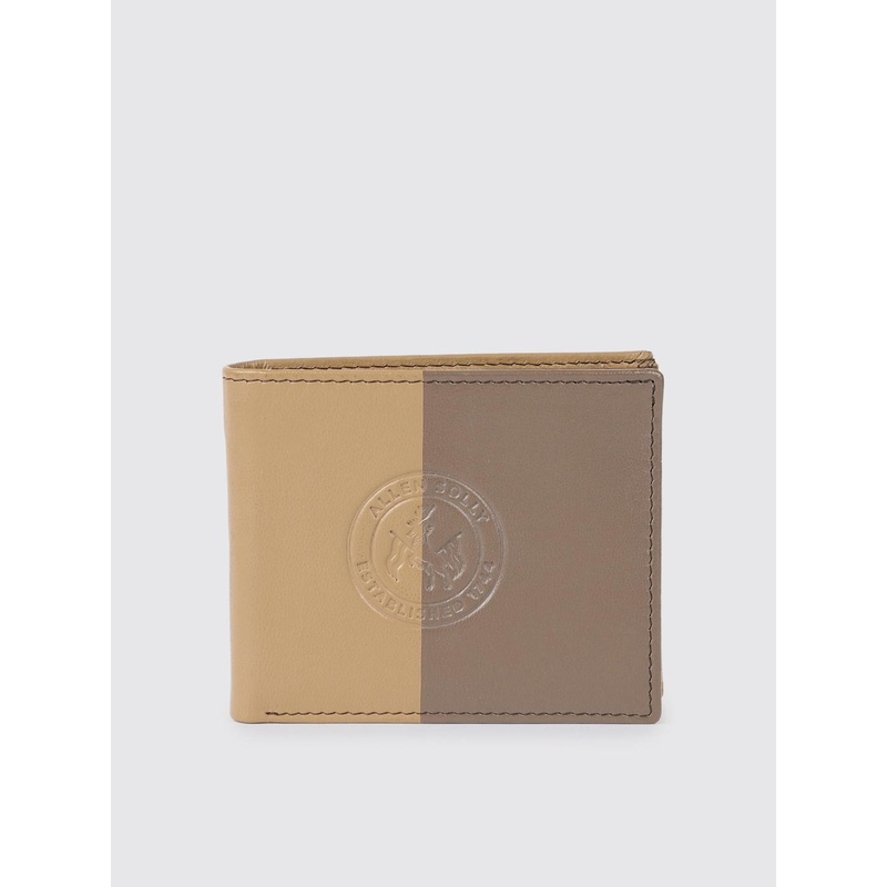 Allen Solly Men Colourblocked Leather Two Fold Wallet