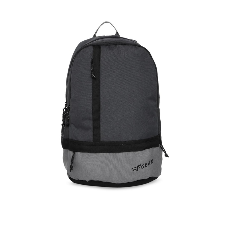 F Gear Unisex Grey Colourblocked Backpack