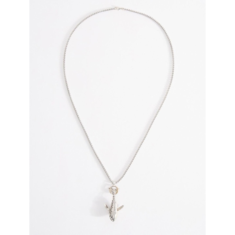 THE BEAR HOUSE Men Stainless Steel Pendant With Chain