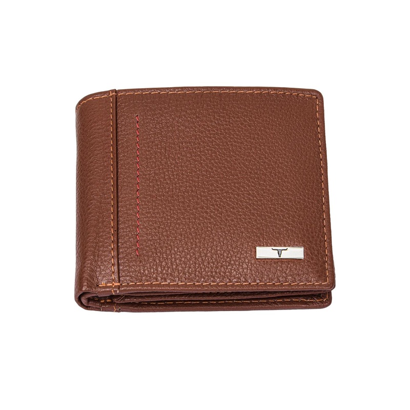 URBAN FOREST Men Textured Brand Logo RFID Leather Two Fold Wallet