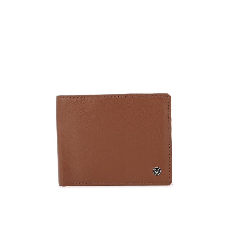 Allen Solly Men Brown Leather Two Fold Wallet