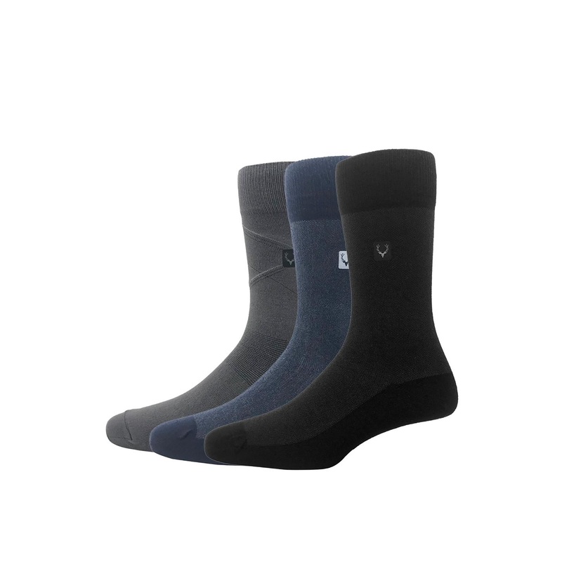 Allen Solly Men Pack of 3 Calf-Length Socks