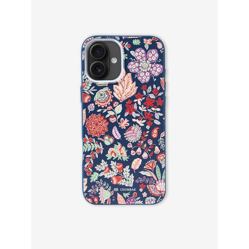 Chumbak Phone Case Cover For iPhone16 Plus Batik Bloom