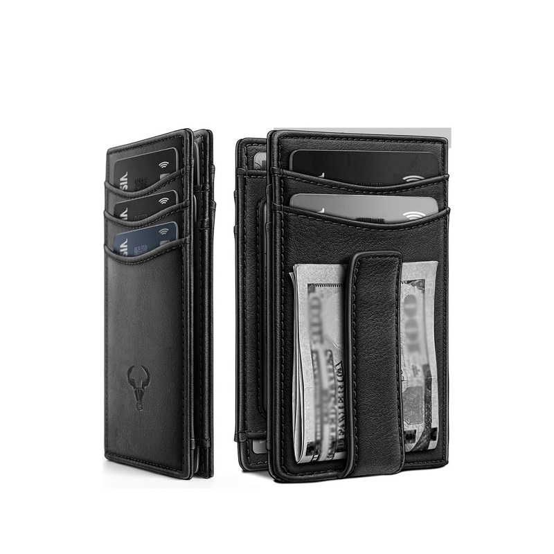 CONTACTS Men Leather Card Holder