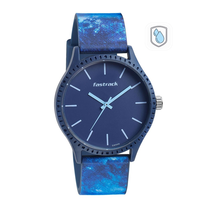 Fastrack Men Blue Dial & Blue Straps Analogue Watch 38061PP09