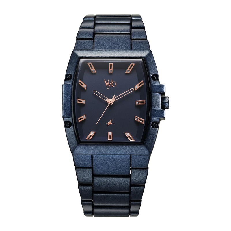 Fastrack Men Fastrack Vyb Pioneer Dial & Bracelet Style Straps Analogue Watch FV30023QM01
