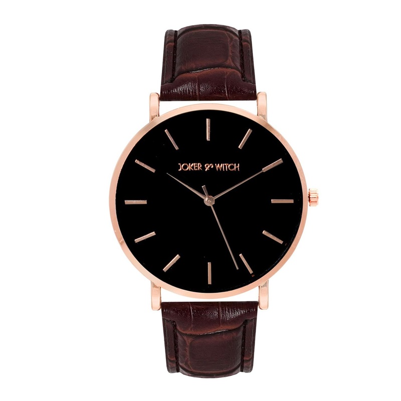 JOKER & WITCH Men Black Analogue Watch