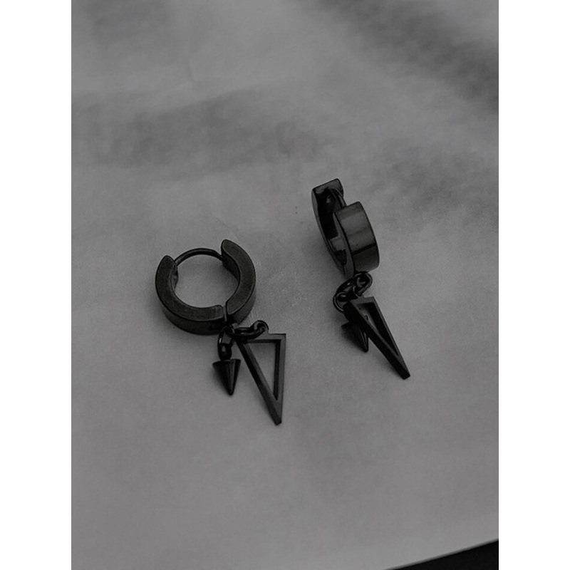 SALTY Men Contemporary Chic Hoop Earrings