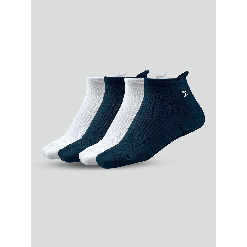 XYXX Men Pack Of 4 Ankle Length Cotton Socks