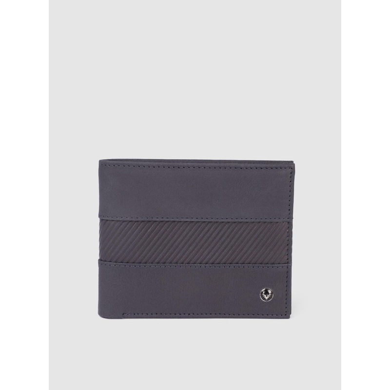 Allen Solly Men Striped Leather Two Fold Wallet