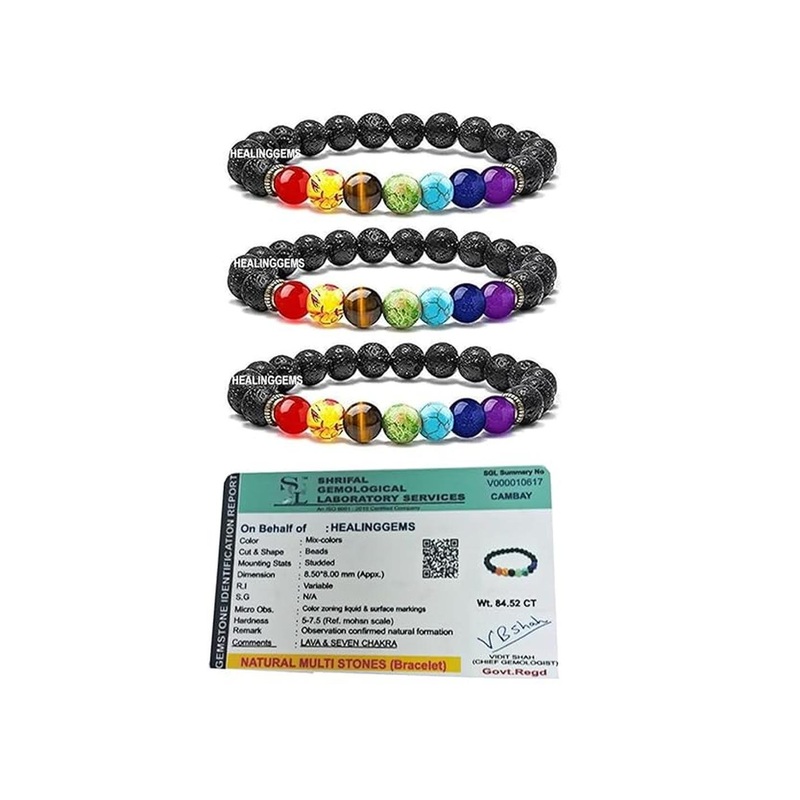 HEALINGGEMS Multi Ceramic Bracelet