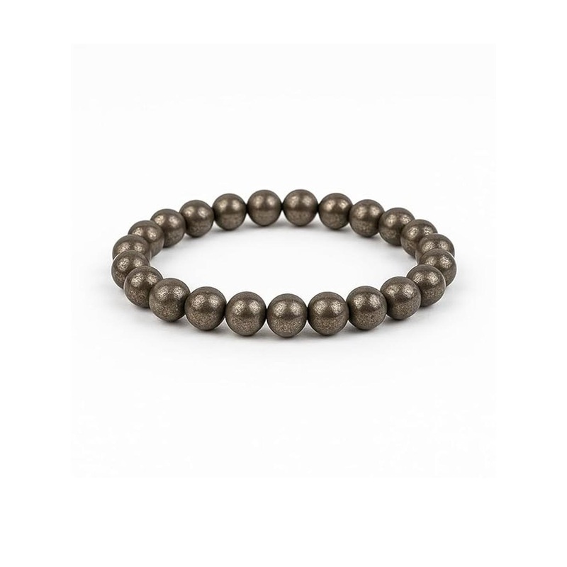 HEALINGGEMS Unisex Natural Raw Pyrite Bracelet