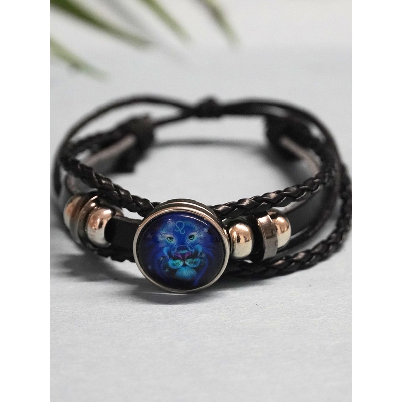 Japam Zodiac Cosmic Leather Multistrand Bracelet