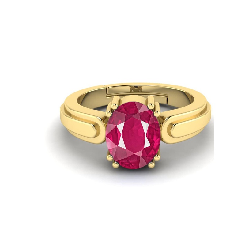 RRVGEM 9.25 KT Ruby Adjustable Ring