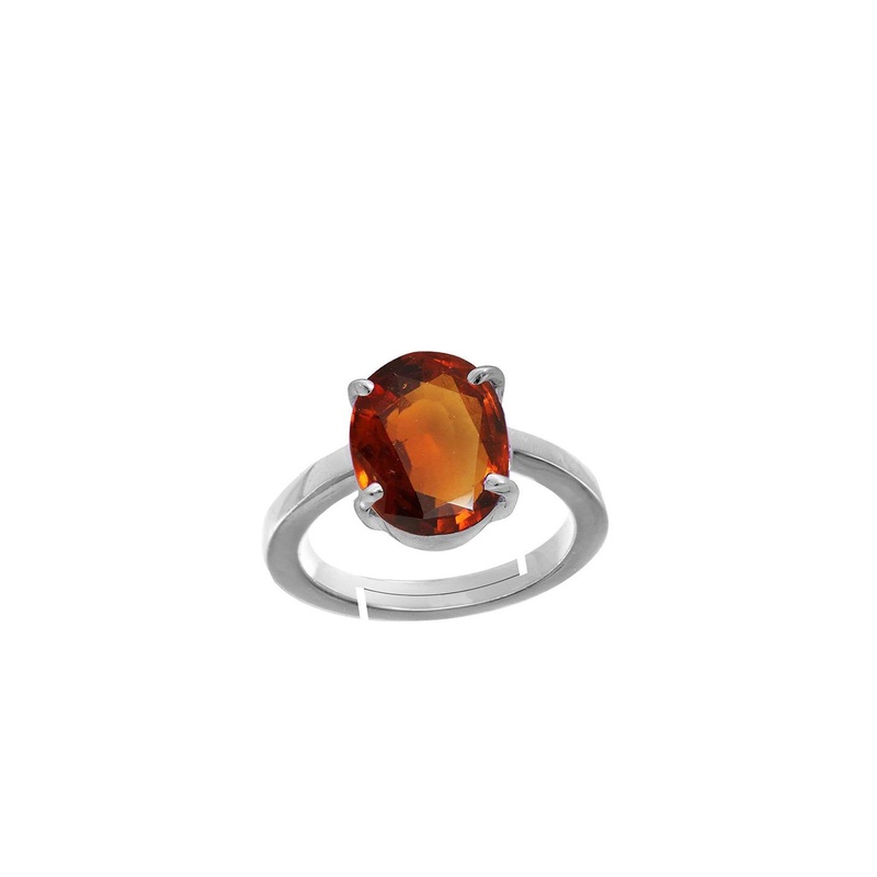 RRVGEM Gomed Gemstone Finger Ring