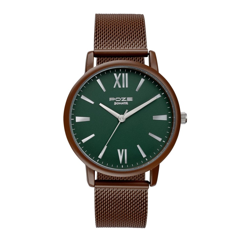 Sonata Poze Men Bracelet Style Straps Analogue Watch SP70039KM04W