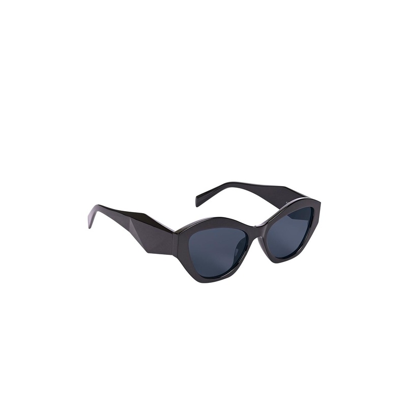 The Roadster Unisex UV Protected Cateye Sunglasses ES_97058-31-RS-9276-BLK-BLK-CEOV