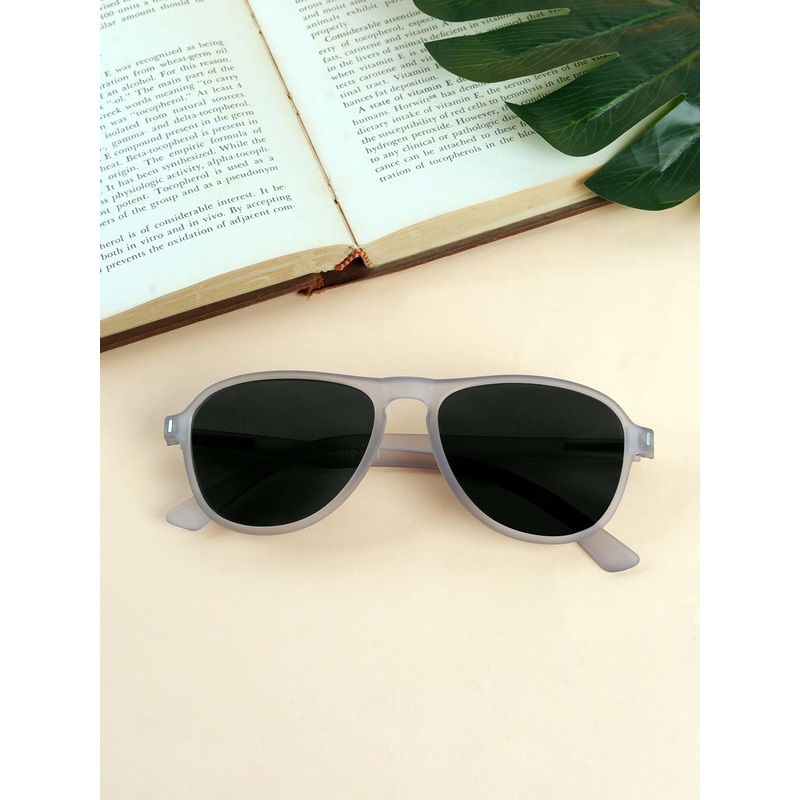 Woggles Unisex Full Rim Aviator Sunglasses with Polarized Lens WOAV-02-M10-1092-U