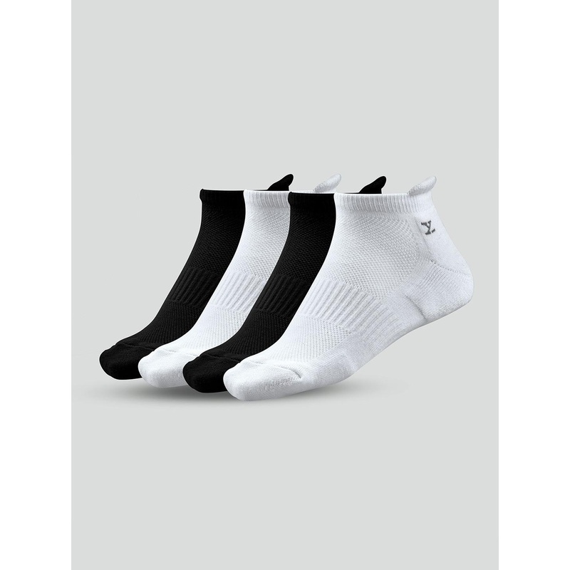 XYXX Men Pack Of 4 Cotton Ankle-Length Socks