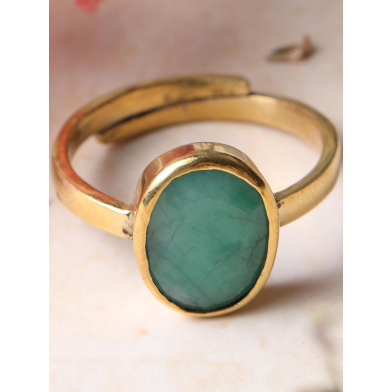 GenZcomplex Gold-Plated Alloy Finger Ring