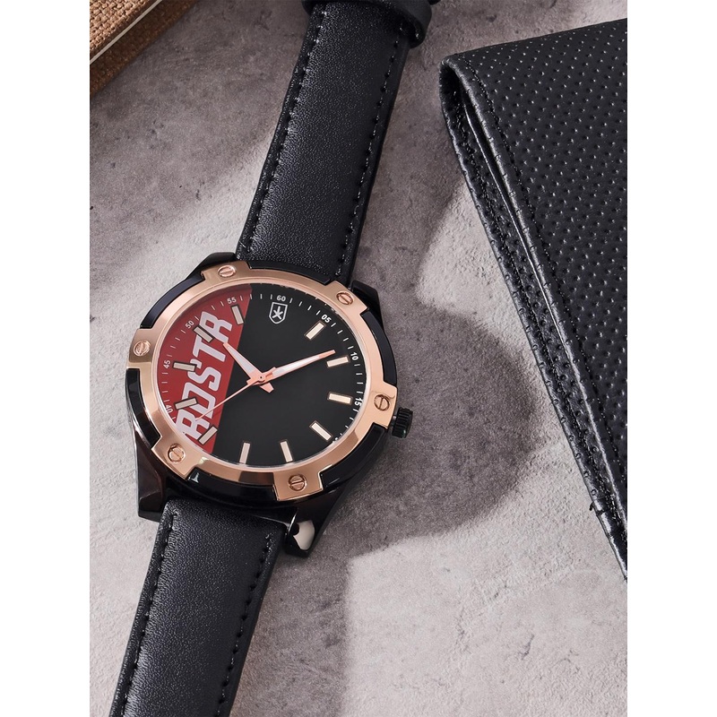 Roadster Men Black Two-Tone Analog Wrist Watch RDM002E