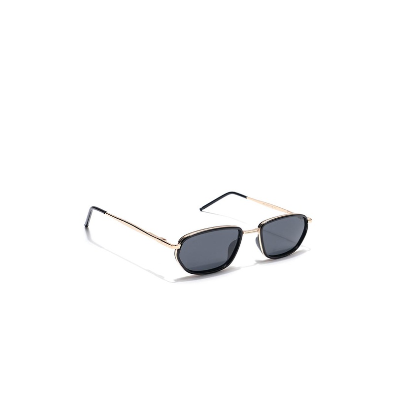 Voyage Unisex Rectangle Sunglasses with Polarised and UV Protected Lens