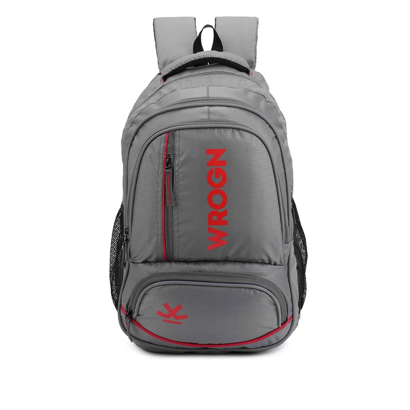 WROGN Unisex Textured Backpack with Shoe Pocket & Rain Cover