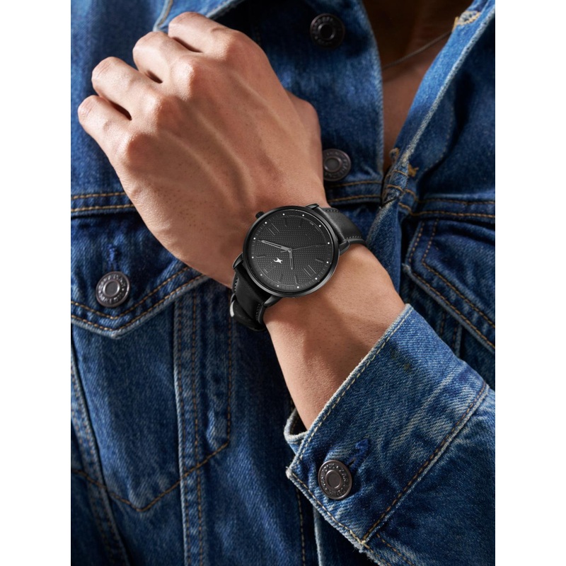 Fastrack Men Dial & Leather Straps Analogue Watch 38159NL01