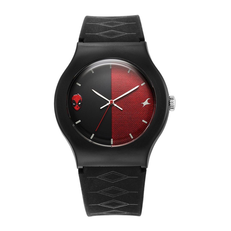 Fastrack Unisex Printed Dial & Straps Analogue Watch 9915PP107