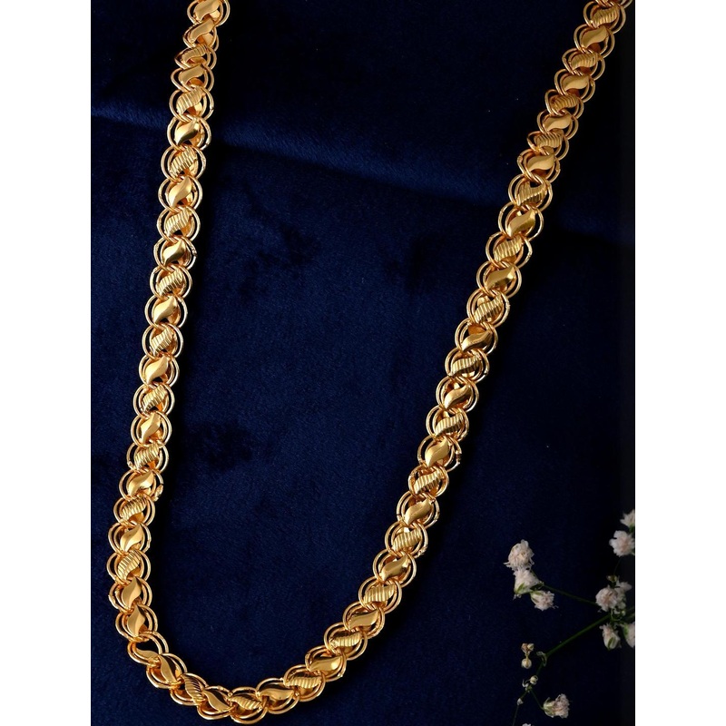 The Roadster Lifestyle Co. Men Gold Plated Designer Chain