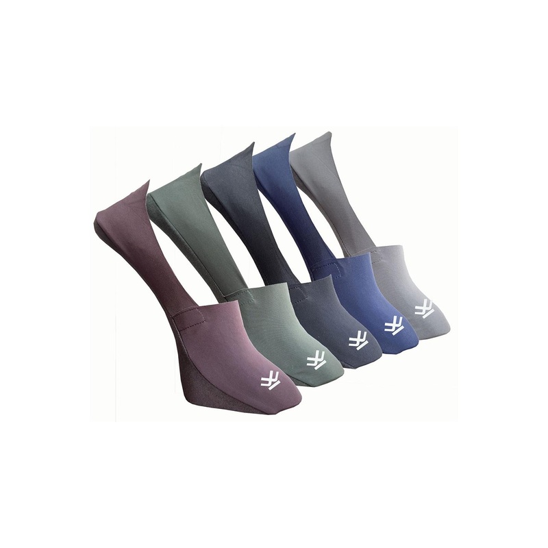 WROGN Set Of 5 Moisture Wicking Shoe Cotton Liner Socks