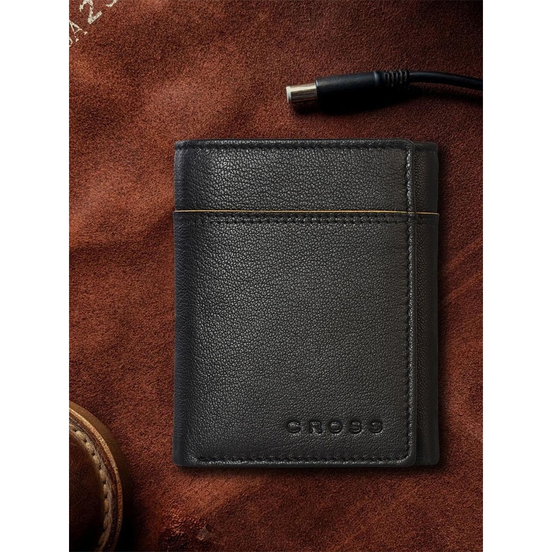 Cross Men Leather Three Fold Wallet