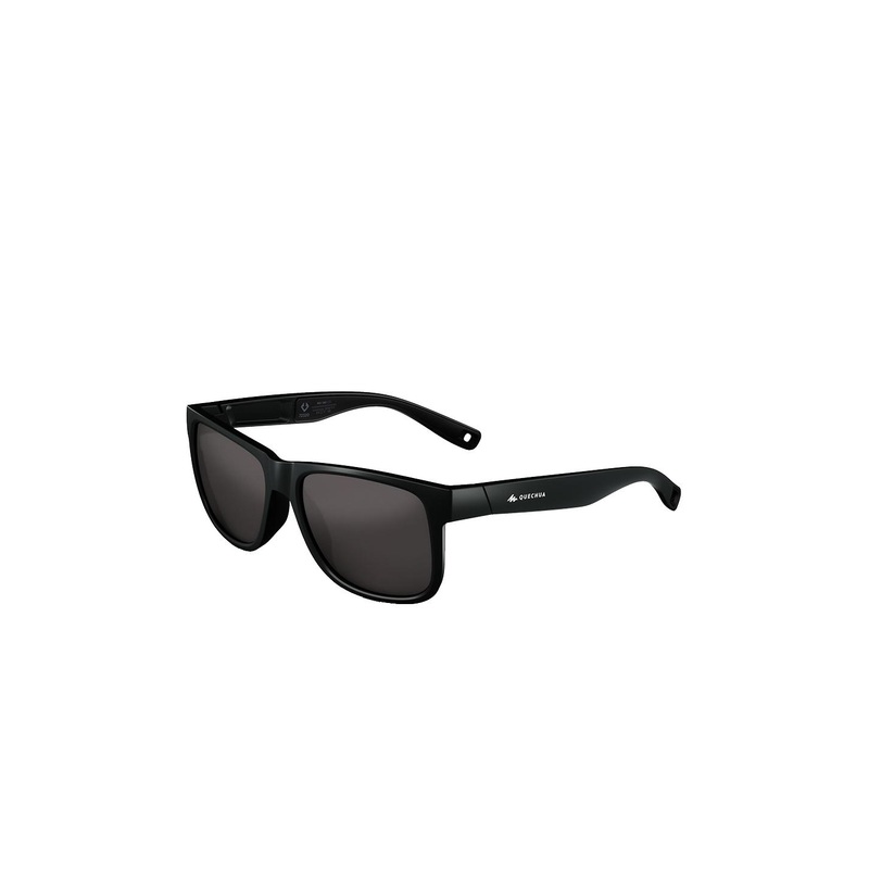 Decathlon Adult Unisex Black Anti Uv Impact Resistant Cat 3 Hiking Sunglasses