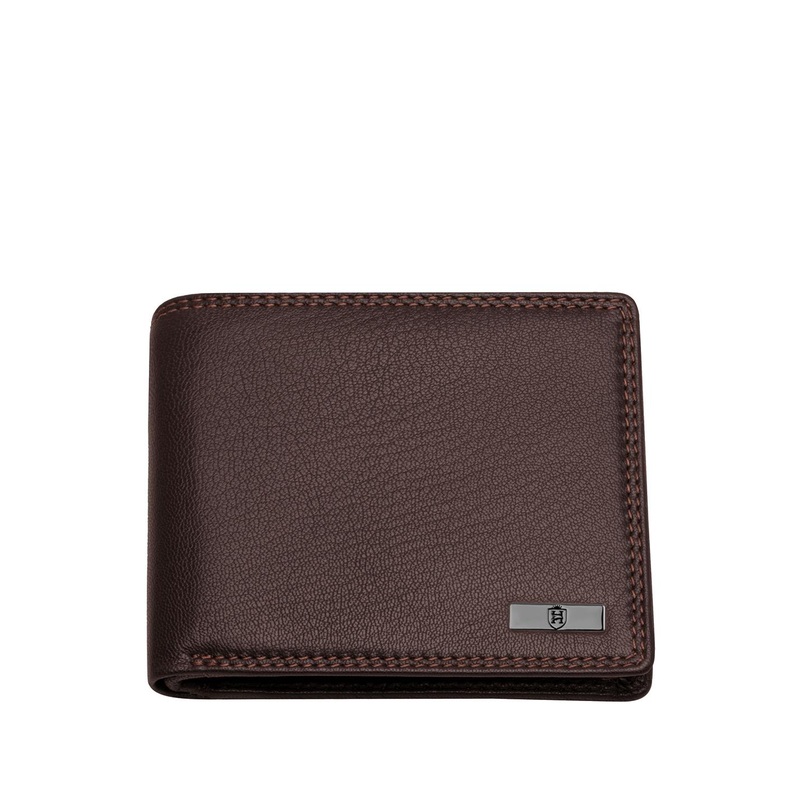 Hornbull Stella Brown RFID Protected Genuine Leather Two Fold Wallet