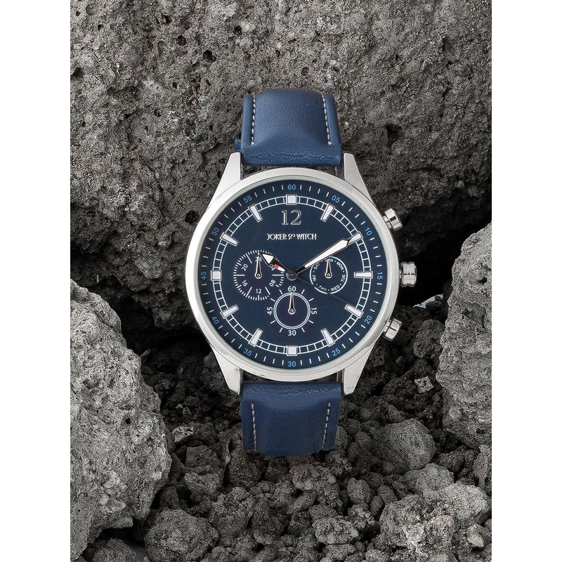 JOKER & WITCH Men Printed Dial & Leather Straps Analogue and Digital Watch AMWW465_M