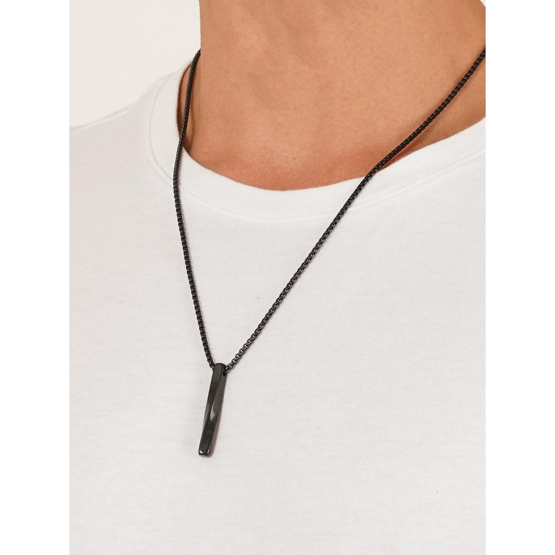 MILLER Men Black Necklace and Chains