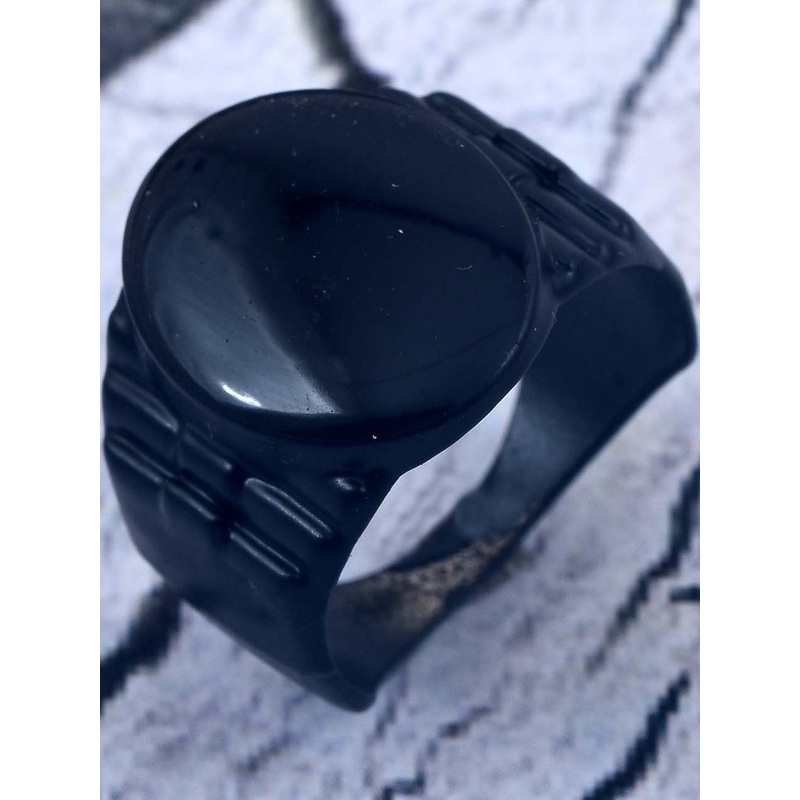 Missmister Men Black Ring