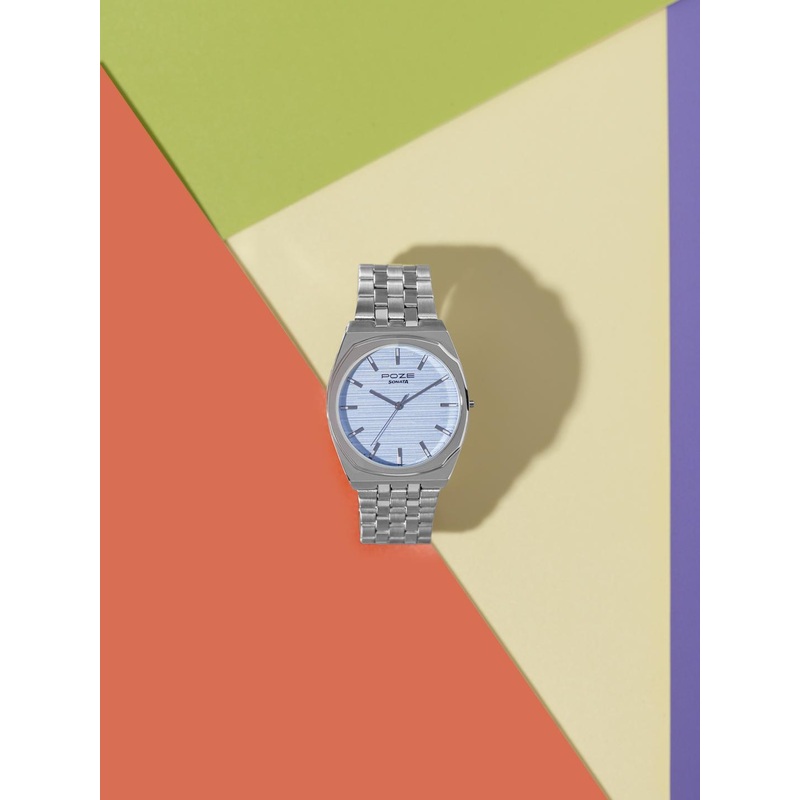 Sonata Poze Quartz Analog Dial Stainless Steel Strap Watch For Men – SP70073SM03