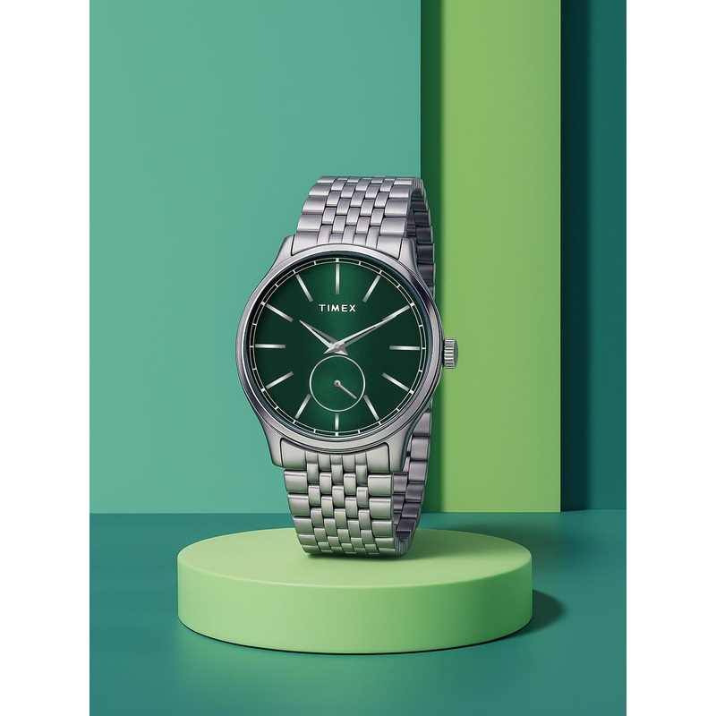 Timex Men Stainless Steel Bracelet Style Straps Analogue Watch TWTG65SMU27