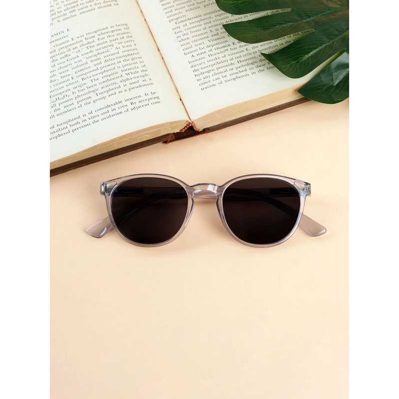 Woggles Unisex Round Sunglasses with Polarised Lens-WOWFRO-02-M09-1083-M