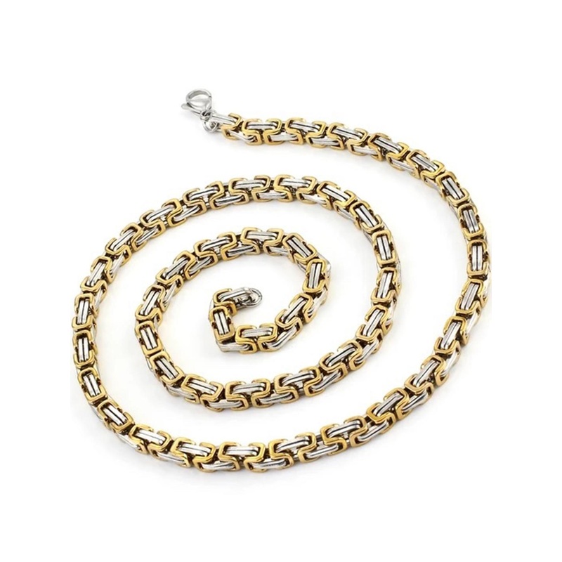 19TH JULY JEWELS Unisex Gold-Plated Stainless Steel Minimal Lobster Closure Necklace Chain